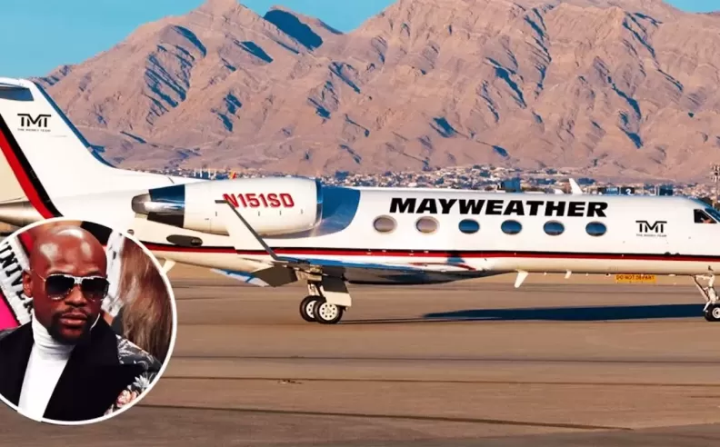 Floyd Mayweather: Flexing in the Sky