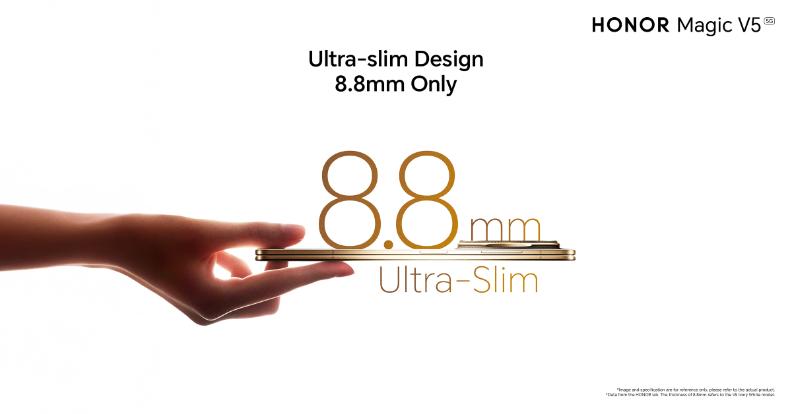 HONOR Makes 8.8mm Slim Foldable a Reality