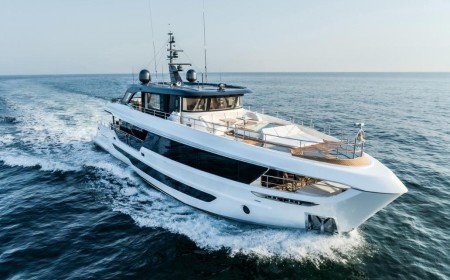 First Majesty superyacht with unique terrace feature delivered to owner