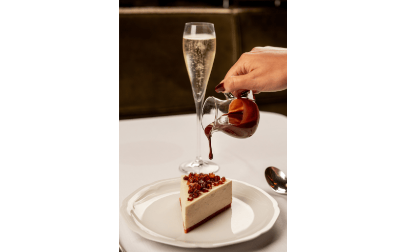 Cheesecake with Coffee Chocolate & Dates
