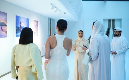 إطلاق معرض مداد الاول برؤية عبد الله خالد الشامسي والفنانين الاماراتيين
