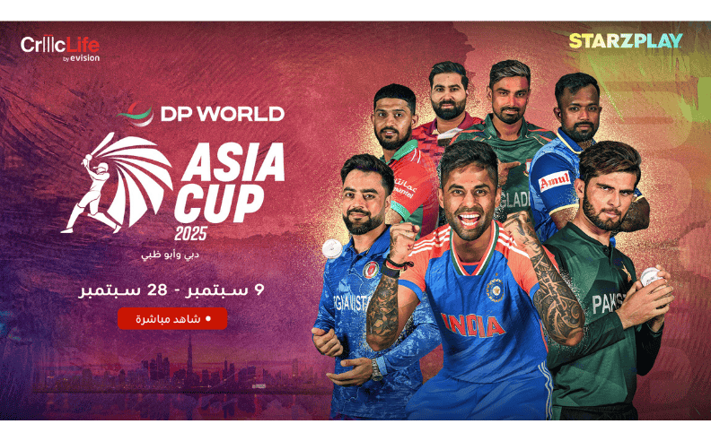 ستارزبلاي تبث حصرياً كأس آسيا للكريكيت T20 للرجال 2025