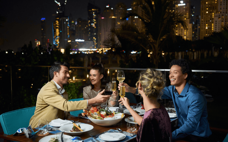 The Beach Grill – Water Midnight by The Sea
