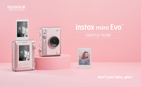 Fujifilm introduces new gentle rose color for the instax mini evo