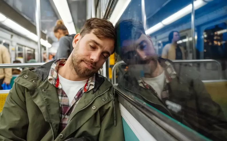 Sleeping in the Metro