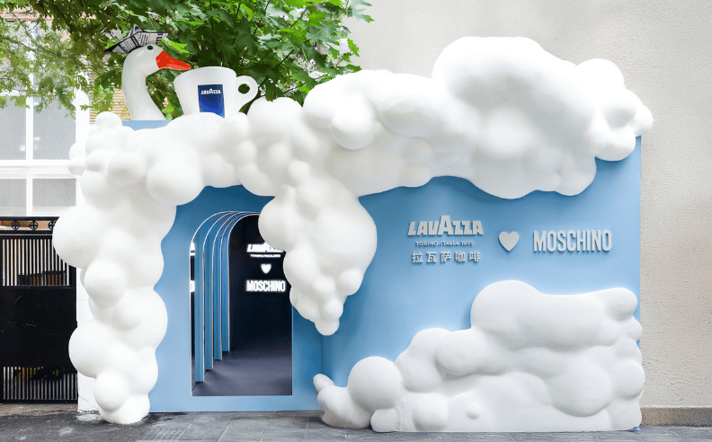 Lavazza x Moschino bring a whimsical coffee pop-up to Shanghai