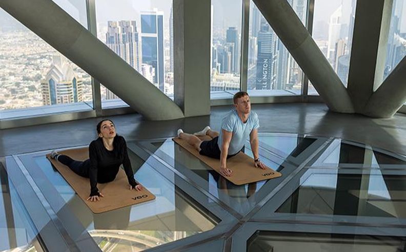 جلسات يوغا وتمارين لياقة ضمن تحدي 30x30 في دبي