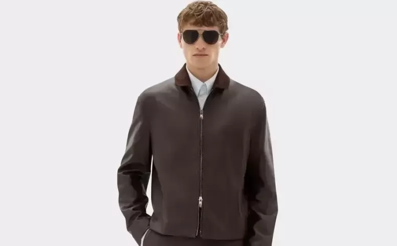 جاكيت Nappa الجلدية بفخامة ملموسة