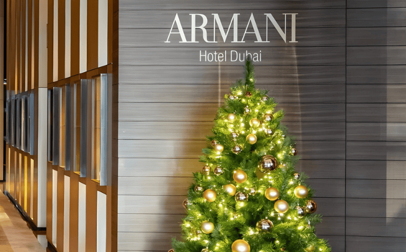 Festive dining at Armani/Amal