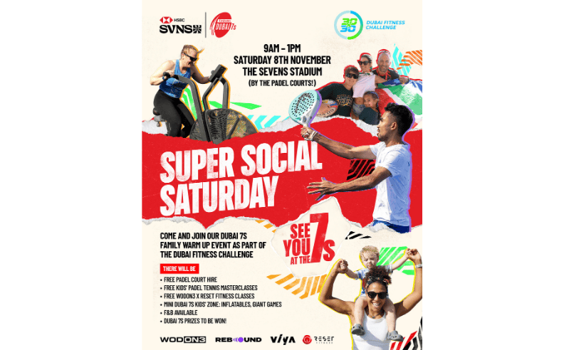 Free Fitness & Family Events at The Sevens for Dubai 30x30