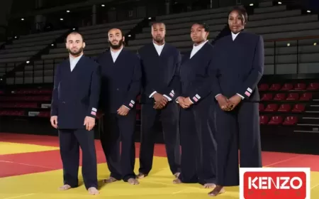 KENZO PROUDLY SUPPORTS THE FRENCH JUDO FEDERATION IN PARIS