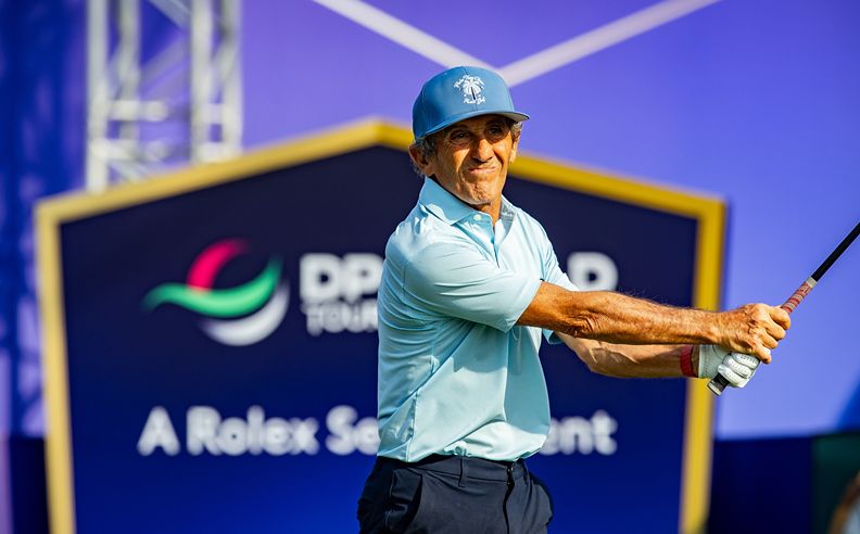 Prost Gullit and Leconte lead sporting icons at DP World Tour Championship Pro Am