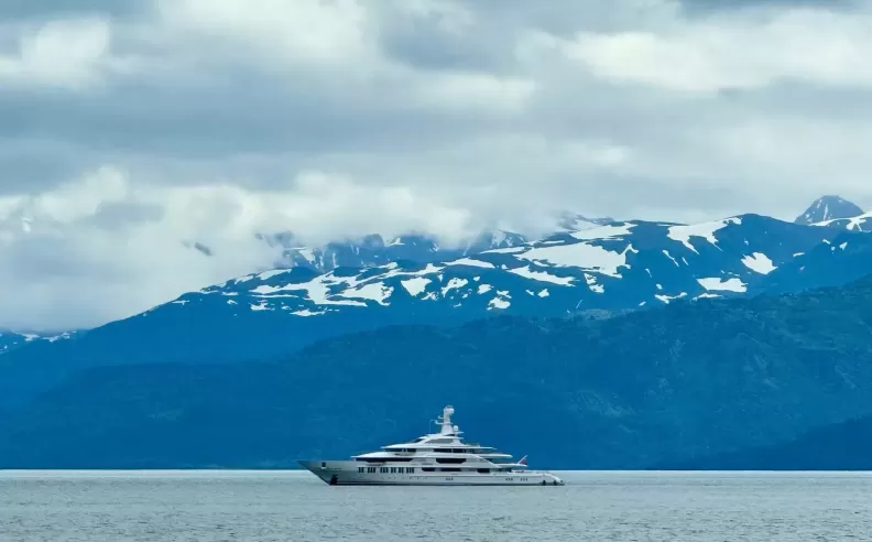 Spotting the Yacht in Alaska