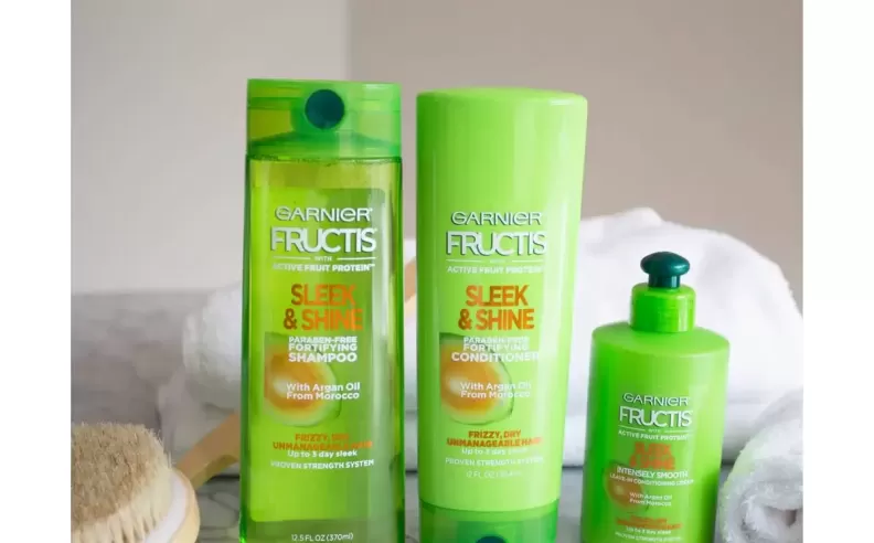 Budget-Friendly Excellence: Garnier Fructis Sleek & Shine Shampoo + Conditioner