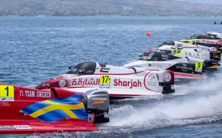 سباق جدة للزوارق يتصدر المشهد وفرق الخليج تشعل موسم F1H2O