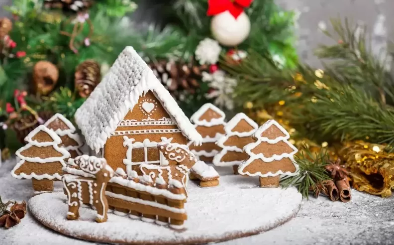 تزيين منازل الزنجبيل