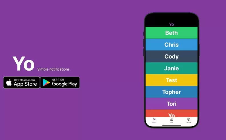 تطبيق Yo الذي اشتهر بلا وظيفة