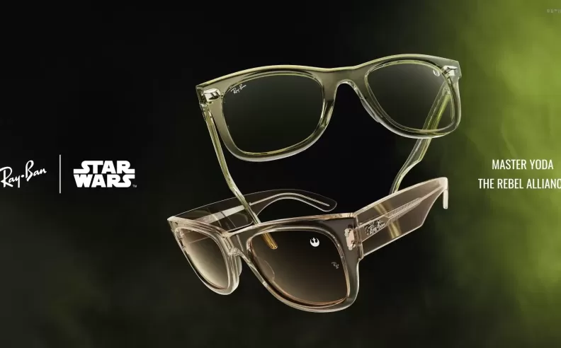 نظارات Ray-Ban بروح Star Wars اكسسوارات رجالية تجمع الموضة بعالم المجرة