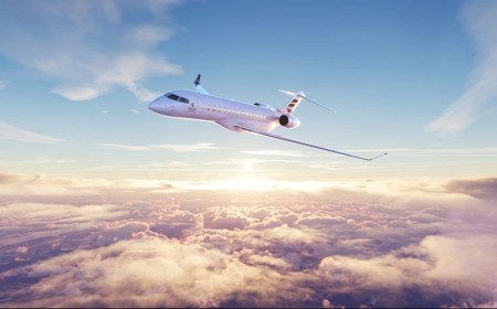 بومباردييه تحتفي بدخول غلوبال 8000 حيّز الخدمة كأسرع طائرة رجال أعمال في العالم