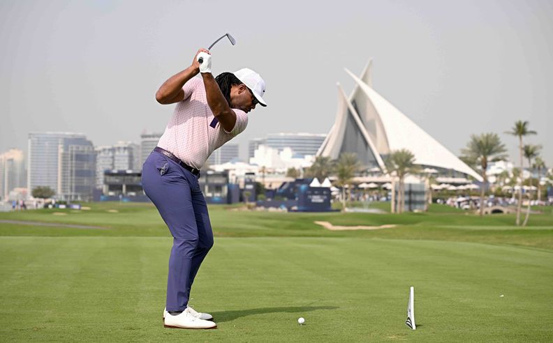 Larry Fitzgerald Shines at Dubai Invitational with Strong Opening Round