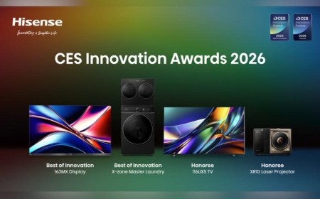 Hisense Wins 58 Awards at CES 2026