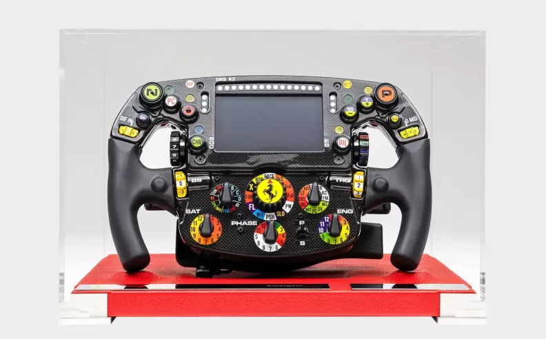 Ferrari F1-75 Steering Wheel: The Ultimate Collector's Item