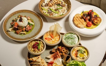 A Business Lunch Above the Clouds at Paros, Dubai