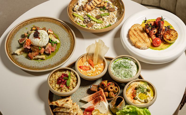 A Business Lunch Above the Clouds at Paros, Dubai