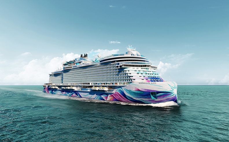 NORWEGIAN CRUISE LINE تفتح باب الحجز لسفينتها الأكبر والأكثر إشراقاً سفينة NORWEGIAN AURA الجديدة