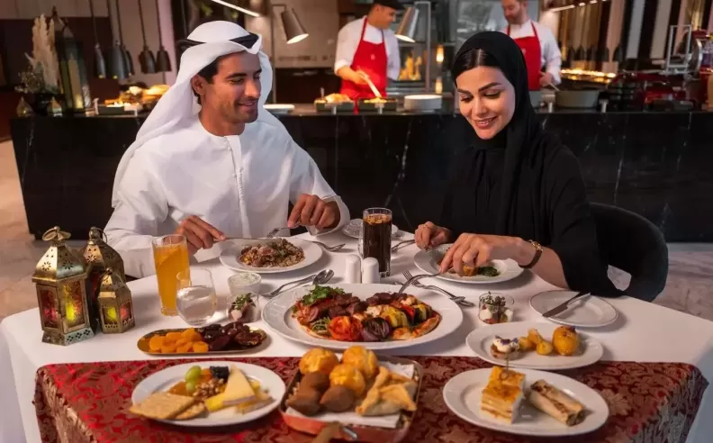 افطار عربي فاخر في Brasserie Boulud