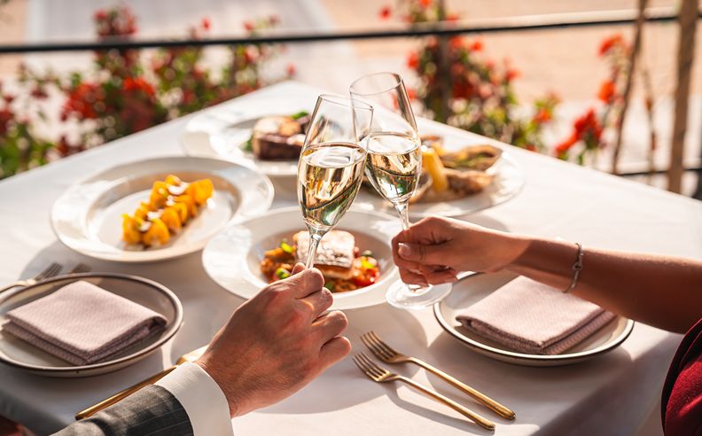 أجواء وتجارب الطعام الرومانسية في باستا! وجينوري ترّاس