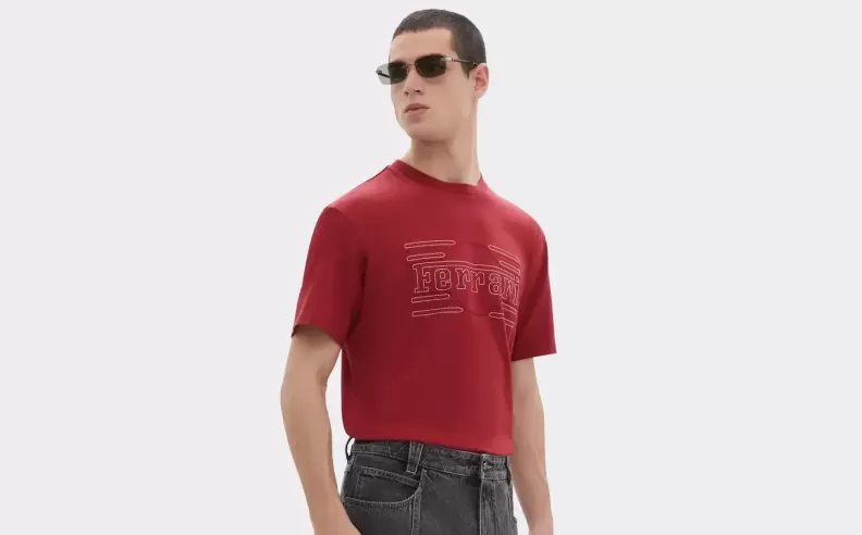 Cotton T-shirt with Embroidery