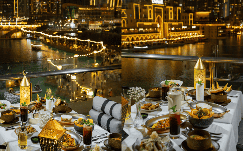 Experience Ramadan Iftar at Third Avenue with Views of the Fountains and Burj Khalifa