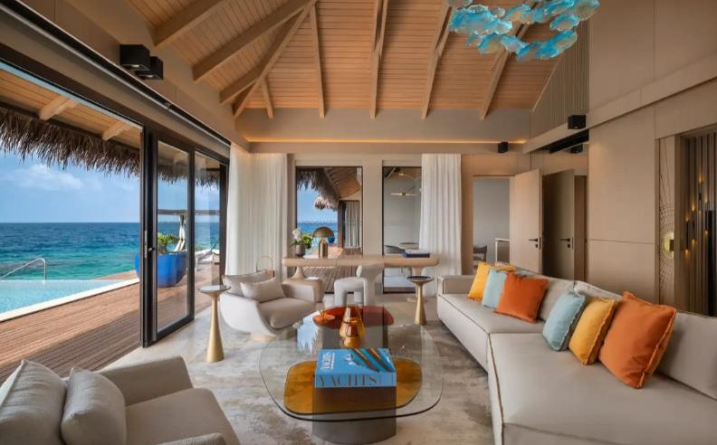 Velaa Ocean Pool House Interior Transformation