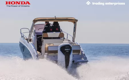 Honda launches its first V8 marine engine in the UAE -  the powerful Honda Marine BF350