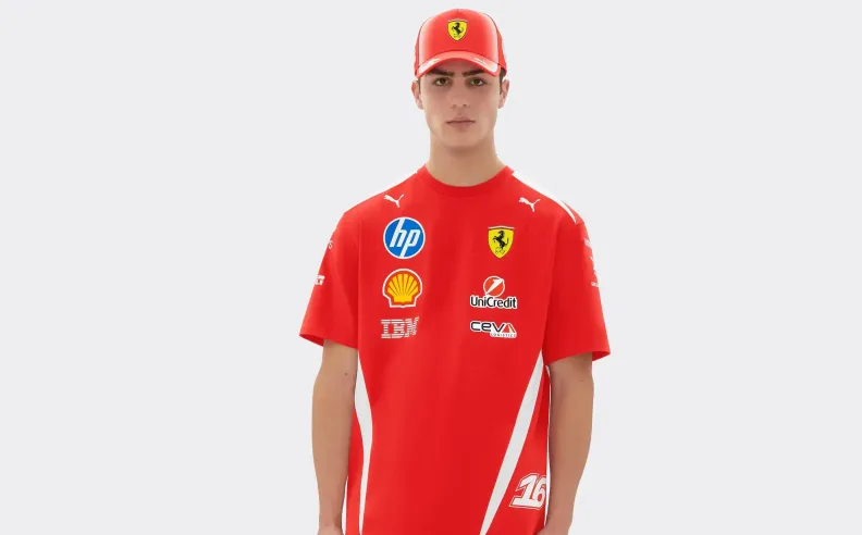 Leclerc T Shirt with Track Energy