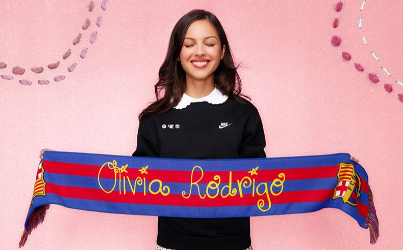 Spotify Brings Olivia Rodrigo to FC Barcelona for El Clásico Jersey Takeover