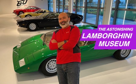 The Lamborghini Museum, which is full of ancient history and super cars between the past and the present
